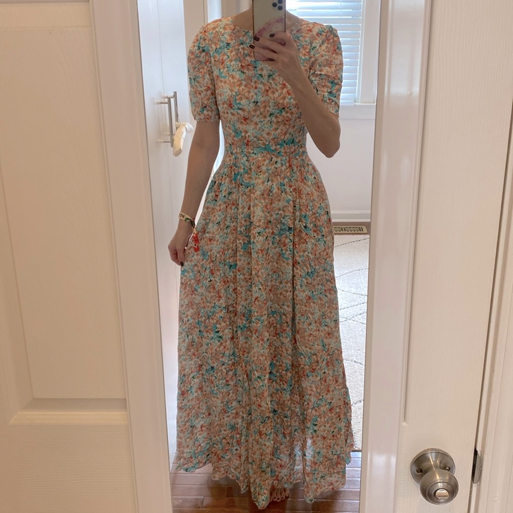 Behcetti Italian floral dress, US 4.